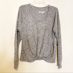 Ugg Twist Front Long Sleeve Lounge Top-size Large